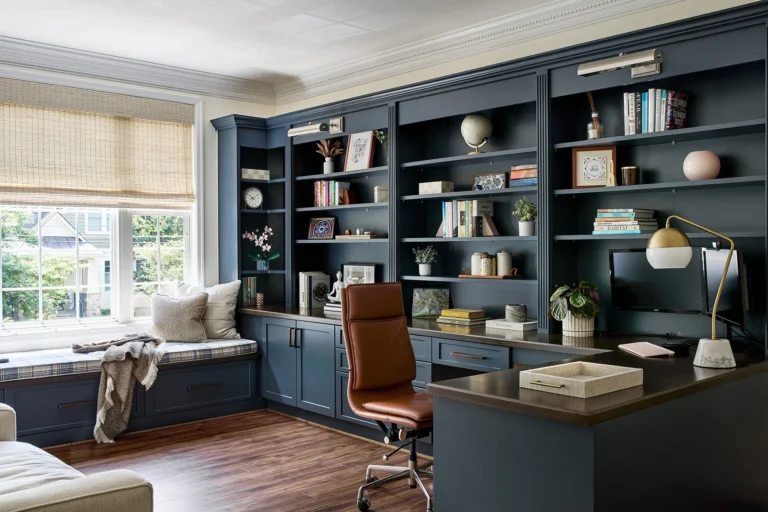 Decorate Your Home Office in a Warm and Cozy yet Professional Style
